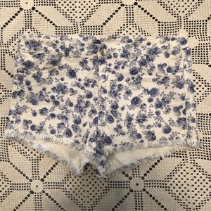 🌞Blue Floral Shorts